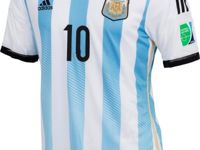 Lionel Messi’s Argentina shirt. Picture courtesy FIFA Museum