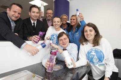 Representatives from the City of Wolverhampton Council, Severn Trent and Wolverhampton Business Improvement District are all supporting the Refill scheme, which allows people to fill up reusable water bottles for free