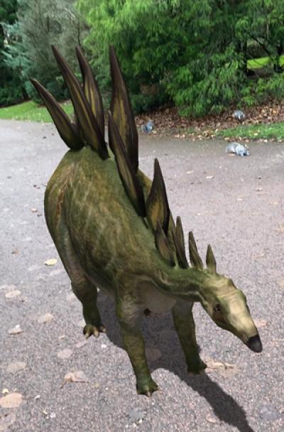 Discover huge 3D animated dinosaurs, a host of activities and family adventures on an app for free at West Park