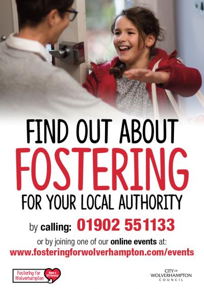 Make a difference by Fostering for Wolverhampton