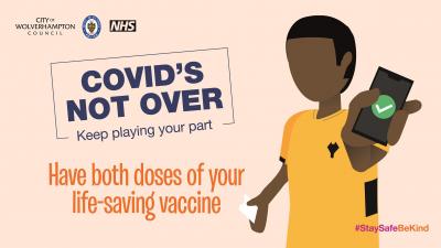 Anyone over the age of 16 who has not yet had Covid-19 vaccine, or anyone over the age of 18 who is now due a second dose can get theirs at walk in clinics across Wolverhampton this week