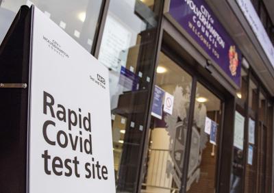 Revised opening hours at rapid test centre from Monday