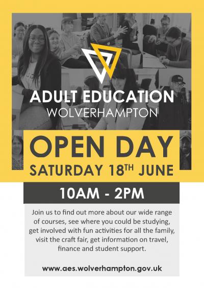 Find out about Adult Education courses at June open day