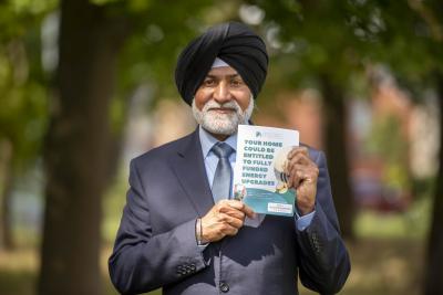 Councillor Bhupinder Gakhal, City of Wolverhampton Council Cabinet Member for City Assets and Housing with the latest scheme information