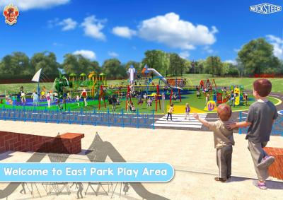 Another view of the East Park play area