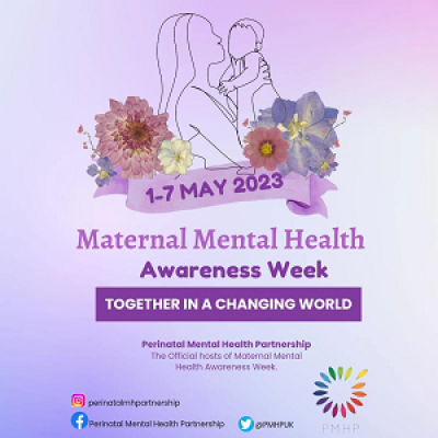 This is Maternal Mental Health Awareness Week – an annual campaign to encourage people to talk about their feelings while pregnant or after having a baby