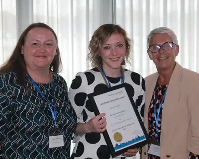 Deborah Beasley, Service Manager, SEND Assessment, Planning and Provision, Katie Staien, SEND Assessment and Planning Team Leader, and Alison Hinds, the City of Wolverhampton Council’s Director of Children’s Services, accepted the award on the who were there to accept the award on behalf of the SENSTART (Special Educational Needs Statutory Assessment and Review) Team