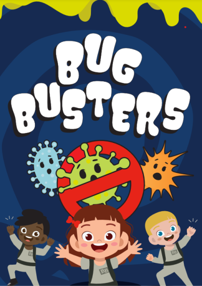 The cover of the Bug Busters storybook