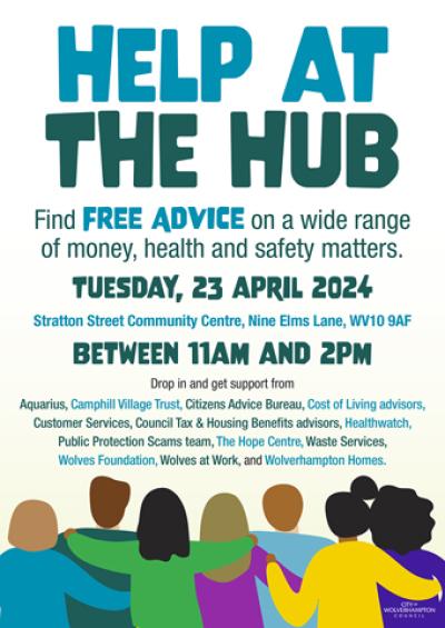 Residents who would like help and support on a range of money, health and safety matters can attend an open day in Heath Town this month