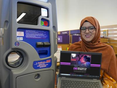 Councillor Obaida Ahmed, City of Wolverhampton Council cabinet member for digital and community, at Wolverhampton Central Library