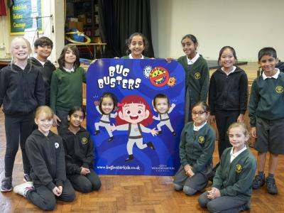 Children at Woodfield Primary School received their free flu vaccinations this week