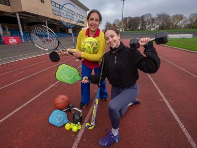 Councillor Jasbir Jaspal, the City of Wolverhampton Council's Cabinet Member for Adults and Wellbeing, welcomes the newly appointed Active Ageing Coordinator Jessica Savage at WV Active Aldersley