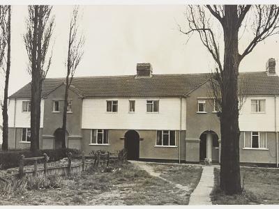 The pre-war council houses on the Low Hill estate were being extensively modernised in 1973, including these at Second Avenue. Image courtesy Express & Star and Wolverhampton City Archives