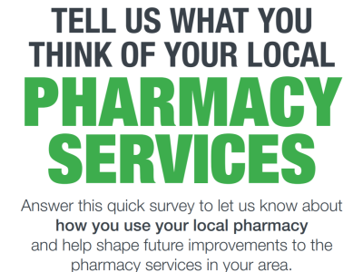 Tell us what you think of your local pharmacy