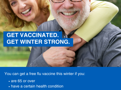 With cases of seasonal illnesses such as flu rising in the community, eligible people in Wolverhampton are being invited to come forward and get vaccinated