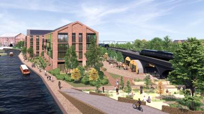 Canalside wharfs proposed for Wolverhampton Canalside South