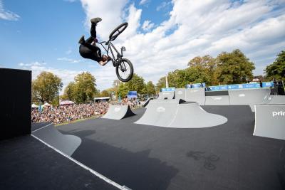BMX Freestyle competition in Wolverhampton