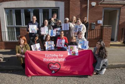 All smiles and proud moments as Fostering for Wolverhampton staff and kinship families show off their beautiful scrapbooks, filled with treasured memories