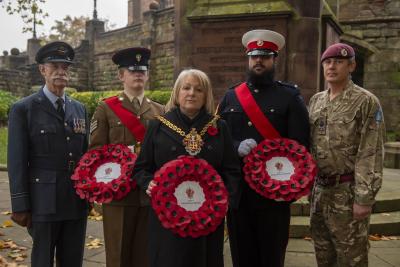 City of Wolverhampton prepares to remember war dead