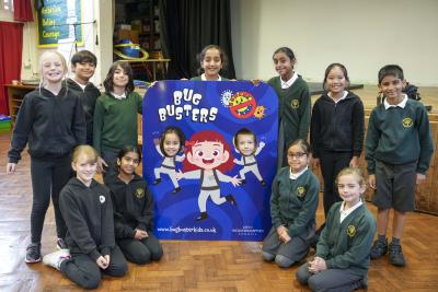 Children at Woodfield Primary School received their free flu vaccinations this week