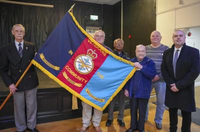 Pictured left to right, are Paul Nicholls, Derek Woodmass, Roy Hollingsworth, Neville Collins, Dave Box and Councillor Craig Collingswood, chair of the Armed Forces Covenant Partnership Board, at the Veterans in the Community meeting at Wednesfield Conservative Club