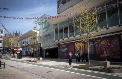 The Mander Centre viewed from Victoria Street