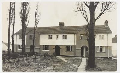 The pre-war council houses on the Low Hill estate were being extensively modernised in 1973, including these at Second Avenue. Image courtesy Express & Star and Wolverhampton City Archives