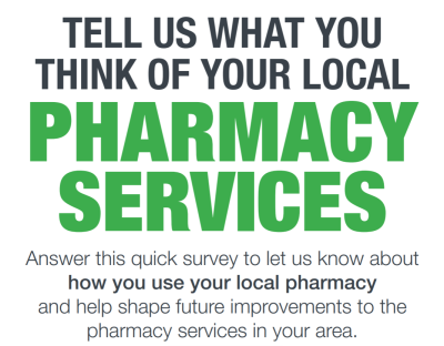 Tell us what you think of your local pharmacy