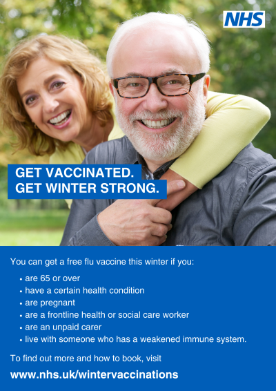 With cases of seasonal illnesses such as flu rising in the community, eligible people in Wolverhampton are being invited to come forward and get vaccinated