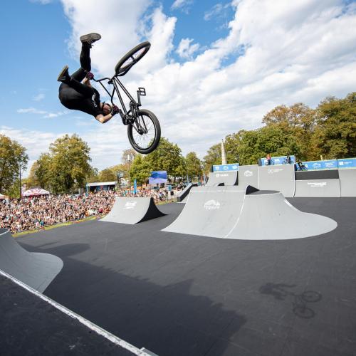 BMX Freestyle competition in Wolverhampton
