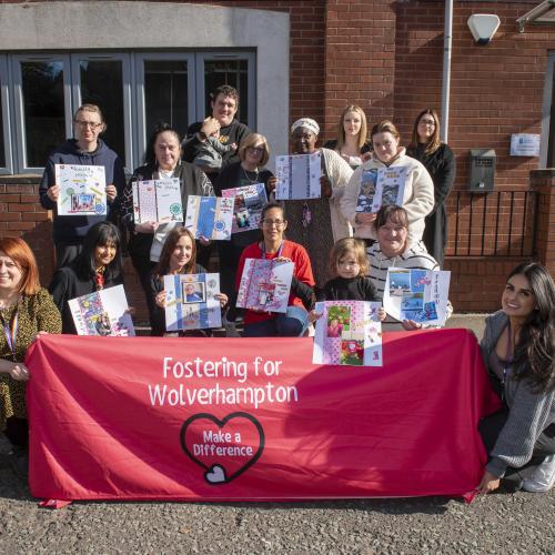 All smiles and proud moments as Fostering for Wolverhampton staff and kinship families show off their beautiful scrapbooks, filled with treasured memories