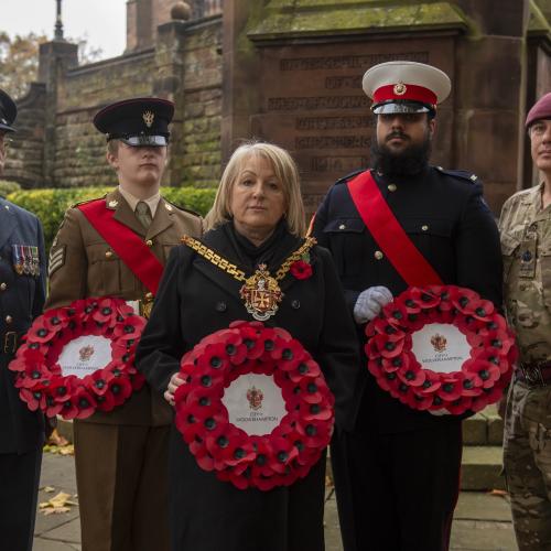 City of Wolverhampton prepares to remember war dead