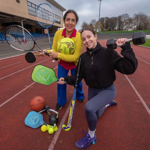 Councillor Jasbir Jaspal, the City of Wolverhampton Council's Cabinet Member for Adults and Wellbeing, welcomes the newly appointed Active Ageing Coordinator Jessica Savage at WV Active Aldersley