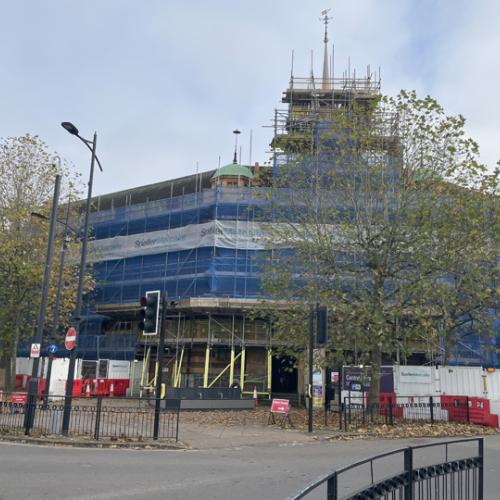 Full works underway at Central Library