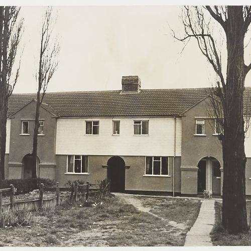 The pre-war council houses on the Low Hill estate were being extensively modernised in 1973, including these at Second Avenue. Image courtesy Express & Star and Wolverhampton City Archives