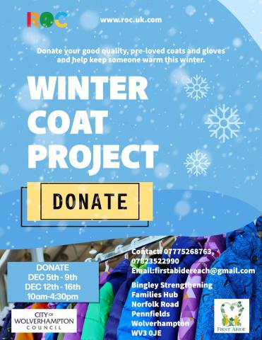 Donate your old winter clothing to others via charity project